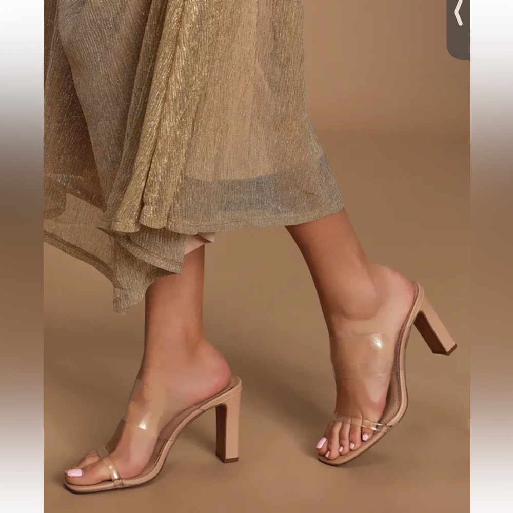 Jule Blush Multi Vinyl High Heel Sandals
Steven 7.5